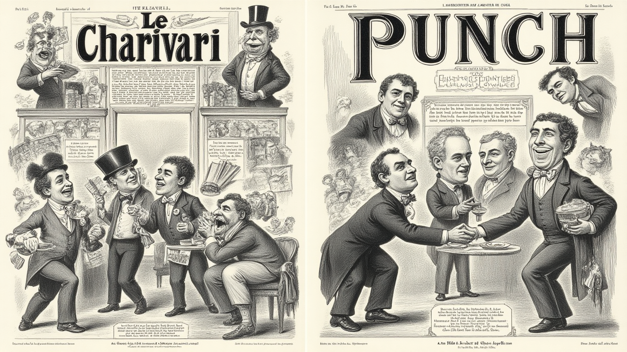 Punch and Chivari magzines